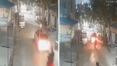 Kanpur Horror: Man With Hands Trapped In Car Windows Dragged For 1.5 Km Before Being Run Over, CCTV Video Goes Viral