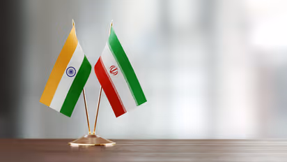 India and Iran flags