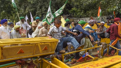 Farmers protest
