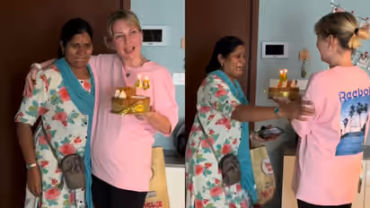 Russian Family in Bengaluru Surprises Their 40-Year-Old Nanny on Birthday