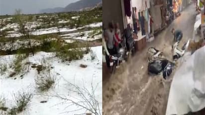 राजस्थान में बारिश