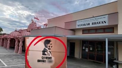 Hindu Temple Defaced In Australia With Racist Graffiti