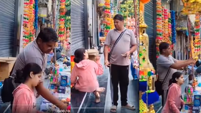 Girl helps her mute father