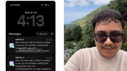 22 Year-old-man shared a screenshot showing ₹4.8 lakh credited to his account