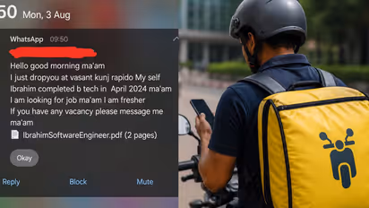 BTech Graduate Working as Rapido Rider Sends Job Plea to Passenger
