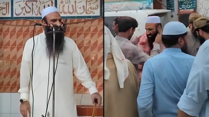 Saifullah Kasuri delivers Friday sermons in Pakistani mosque