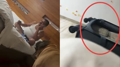 Sanjay Raut's X post - Alleged video of Sanjay Shirsat