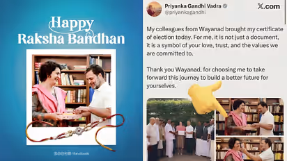 Rahul Gandhi trolled for sharing Wayanad celebration photo on Raksha Bandhan