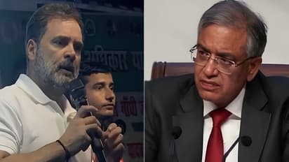 Lok Sabha LoP Rahul Gandhi and CEC Gyanesh Kumar