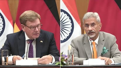 German Foreign Minister Johann Wadephul meeting with External Affairs Minister S Jaishankar