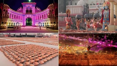 Ayodhya Deepotsav 2025: Preparations underway at Ram Ki Paidi (Image source ANI)