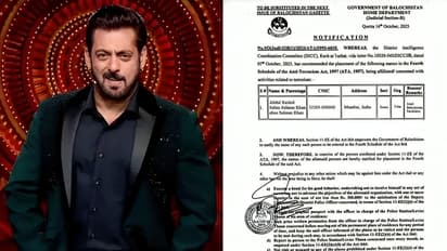 Salman Khan reportedly added to Pakistan’s Fourth Schedule over Balochistan remark