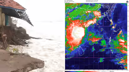 Cyclone Montha Landfall Begins