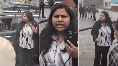 Ladakh Viral Video Tourist Argues Over Road Closure Says We Are Gen Z Brings Kashmiris In Her Argument