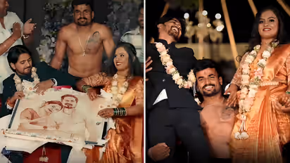 Viral Tattoo Video Man tattoos friend and his wife on his chest groom reaction has internet divided