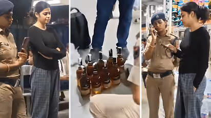 Alcohol on Bihar train Woman Arrested With 75 Litres Liquor from AC First Class Coach Police Probe Darbhanga Network