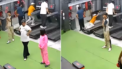 Rajasthan Gym CCTV Principal Birbalram Meghwal Collapses On Treadmill Dies Viral Gym Video Sparks Debate Over CPR