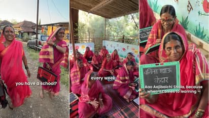 Bright Side Stories Maharashtra village old women go to school
