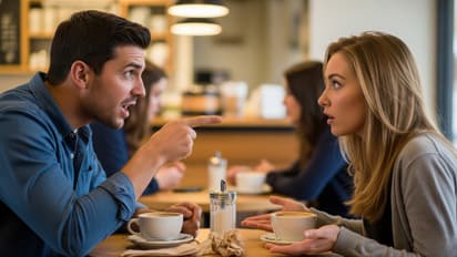 pointing fingers to others