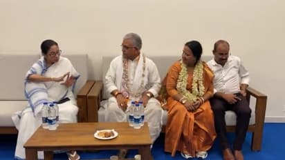 Dilip Ghosh With Mamata Banerjee