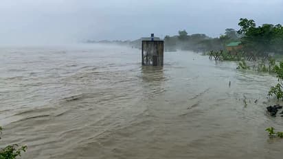 Water level rises in Brahmaputra River following incessant rainfall in several parts of Assam