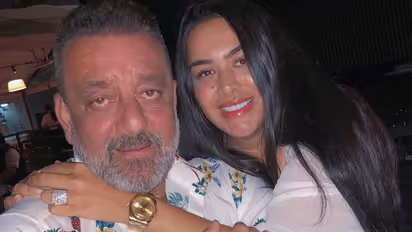 sanjay dutt with his daughter trishala dutt