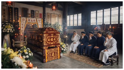 Chinese coffin (AI)