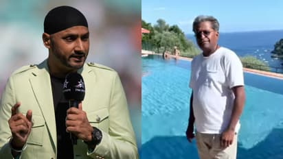 Harbhajan Singh and Lalit Modi