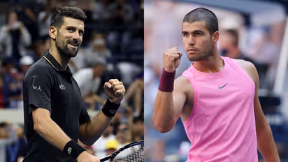 Novak Djokovic and Carlos Alcaraz 