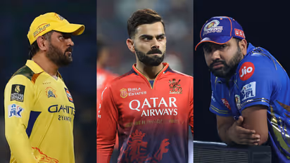 MS Dhoni, Virat Kohli, and Rohit Sharma