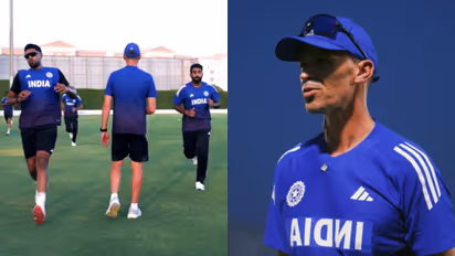 India players Bronco Test and coach Adrian Le Roux