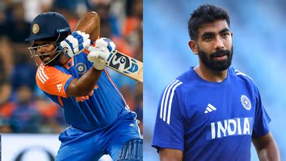 Sanju Samson and Jasprit Bumrah