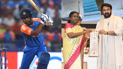 Sanju Samson and Mohanlal