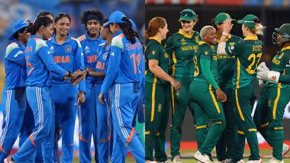 India and South Africa at Women's World Cup 2025