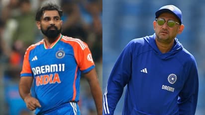 Mohammed Shami and Ajit Agarkar