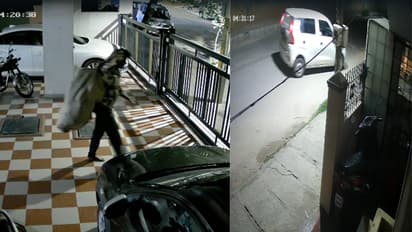 Bengaluru Apartment Shoe Theft Caught on Camera
