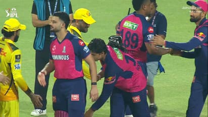 Vaibhav Suryavanshi and MS Dhoni