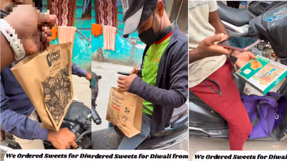 Delivery agent diwali