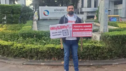 Employee protest outside company