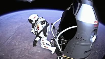 Felix Baumgartner on His Historic Jump from the Edge of Space