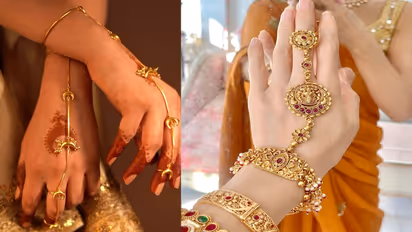 Gold Hathphool Designs