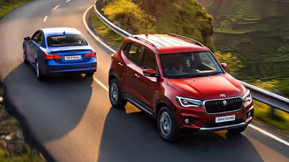 mahindra suv car AI image