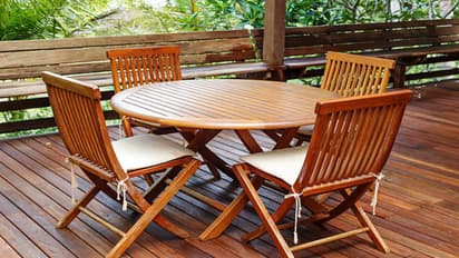 best ways protect wooden furniture during rainy season