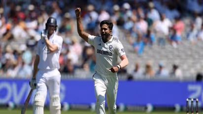 Nitish Kumar Reddy celebrating a wicket