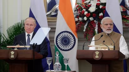 Vladimir Putin and Narendra Modi