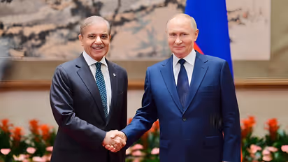 Shehbaz Sharif meeting with Vladimir Putin 