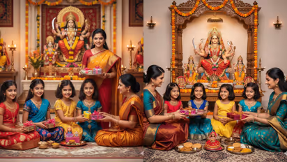 Navratri 2025 Kanya Pujan