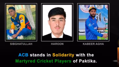 Three cricketers killed in Pakistan's striker on Afghanistan