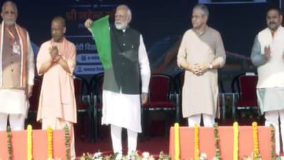 PM Modi Flags Off Four New Vande Bharat Trains From Varanasi