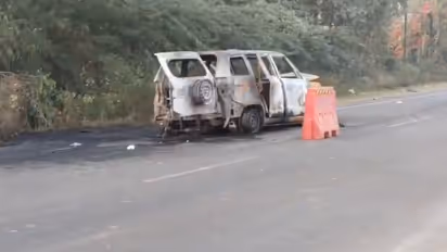 Modasa Ambulance Fire Accident 